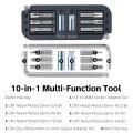 WEST BIKING Bicycle 10-In-1 Tool Kits CRV Steel Portable Magnetic Wrench Allen Keys Set MTB Road Bike Maintenance Multitools. 