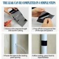 Super Strong Waterproof PVC Pipe Tape - 5ft Long, 2 inches, Leak-Proof Sealing Repair Tape for Pipes, Self-Adhesive, Durable Material, Ideal for Plumbing and DIY Projects, Suitable for Various Pipe Surfaces. 