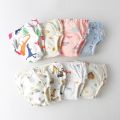 【NEW】 Baby Waterproof Reusable Training Pants Cute Cotton Baby Diaper Infant Shorts Nappies Panties Nappy Changing Underwear Cloth New. 