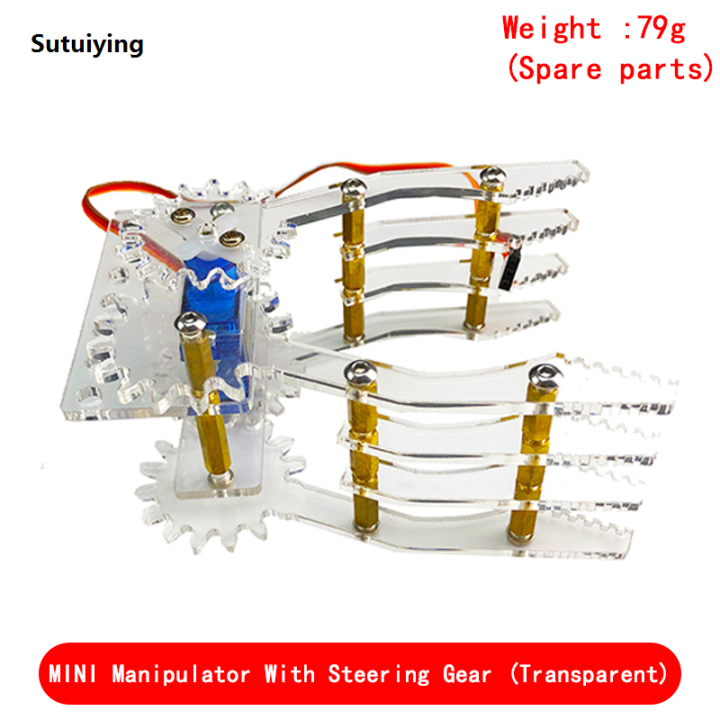 Sutuiying%20SG90%20MG90S%204%20DOF%20Unassembly%20Acrylic%20Mechanical%20Arm%20Robot%20Manipulator%20Sales%20promotion%20Claw%20for%20Arduino%20UNO%20Maker%20Learning%20DIY%20Kit%20RC%20Robotic%20Arm%20-%20Image%204