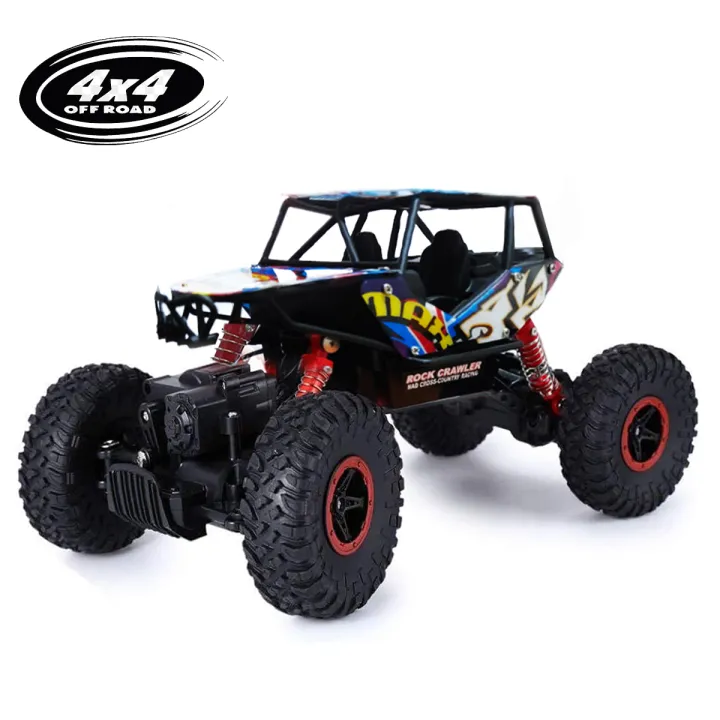 RC%20Rechargeable%20ROCK%20CRAWLER%20OFF%20ROAD%20(4%20x%204)%20HIGH%20Speed%20Climbing%20Rally%20JEEP%20/%20Truck%202.4Ghz%20Version%20-%20Image%204