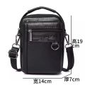 Men's Mobile Phone Bag Leather Mini Pouch Crossbody Tote for Men Small Shoulder Bag Cowhide Multi-Functional Waist Bag Shoulder Bag. 