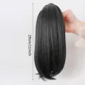 JM Wig Ponytail Women's Micro Curled Inner Buckle Short Hair Clip Ponytail Braid Simulation Hair Strap High Ponytail Wig Braid. 