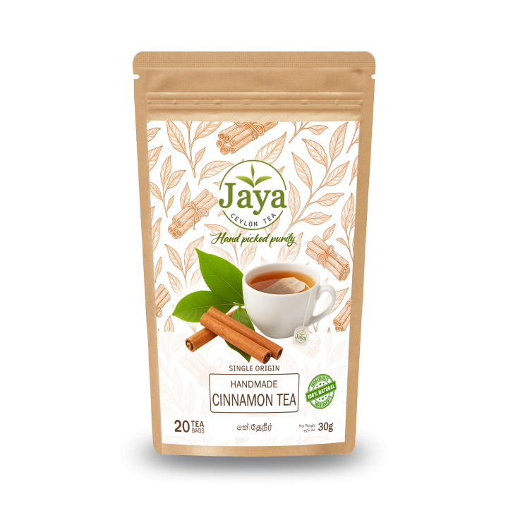 JAYA Ceylon Handmade Cinnamon Tea Bags (20PCS)
