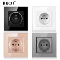 JHJCH French standard plug, French power 16a 220V grounding socket, child protection. 