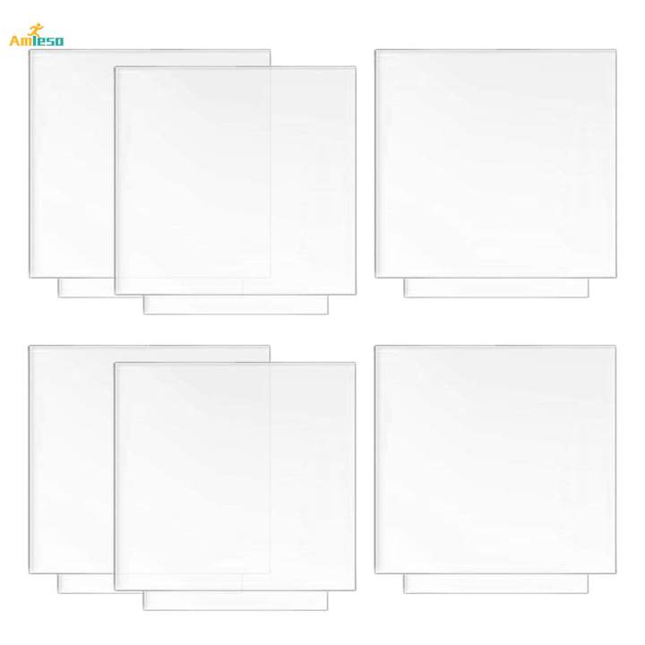6pcs Acrylic Sheets for Light Base Cast Panel for Signs Square