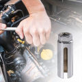 Gas Oxygen Sensor Socket Wrench 22mm - 7/8", CR-V, 8mm cut-out, 1/2" drive. 