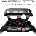 45mm Glass + Cover For Apple Watch case 7/8 iWatch bumper Tempered Glass Screen Protector for apple watch. 
