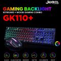GK 110+ JEDEL Gaming RGB Light Keyboard and Mouse Combo ,USB Ergonomic Mouse Spanish Keyboard for Gaming PC, Laptops with a Perfect Gaming Experience- Rank 2. 