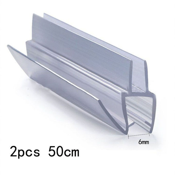 Shower Seal Easy To Use Rubber Strip 6/8/10/12mm Accessories For Glass Doors Shorten Individually