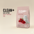 Premium Rose‑Fragrance Bentonite Clumping Cat Litter — Fast Clumping & Superior Odor Control (5L / 25L) - SKU - 1. 