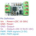 Pwm To Dac Converter Input Pulse Output 0-5v/0-10v Voltage Analog For Arduino Uno Mega2560 Plc Raspberr Pi Esp32 Nodemcu. 