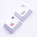 PBT Keycaps MAC Commond And Option Keys Dye-Sublimation Cherry MX Key Caps For MX Switches Mechanical Gaming Keyboard. 