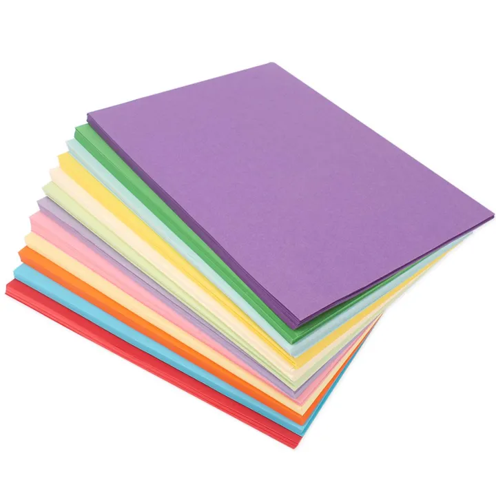 A4 Color Papers - Light colors (Multi color) | Daraz.lk