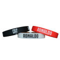 1PCS Football Sports Wrist Strap CR7 Ronaldo Boys Outdoor Sports Rubber Elastic Silicone Bracelet Fans Club Souvenir. 