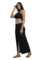 High Compression Mermaid Saree Shapewear Black. 