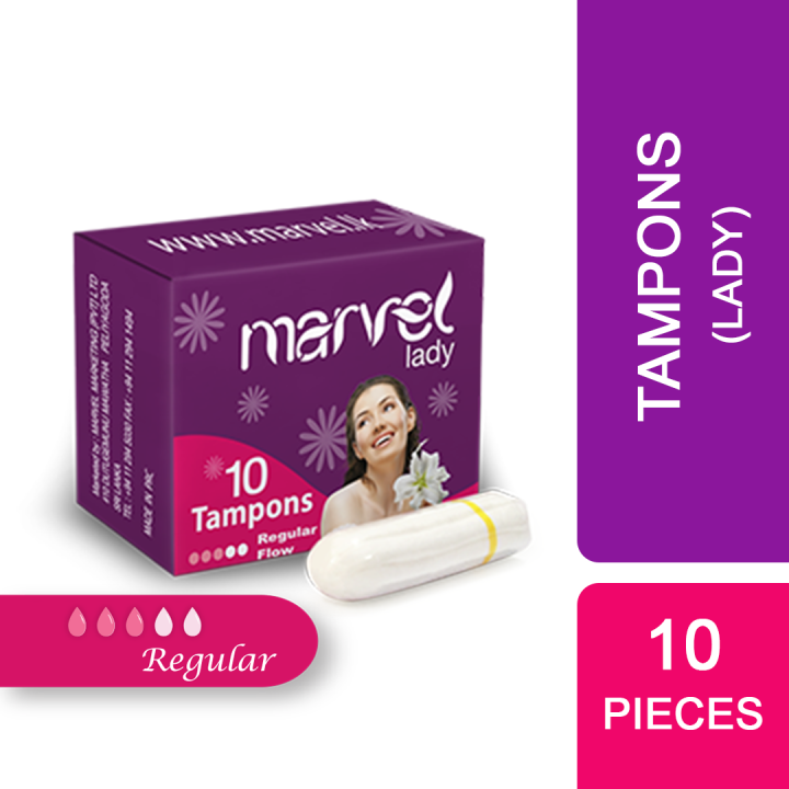 Marvel Lady Tampons - 10 Pcs