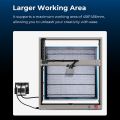 CREALITY Laser Engraver Honeycomb Working Table 456x456mm Working Area with Measurement. 