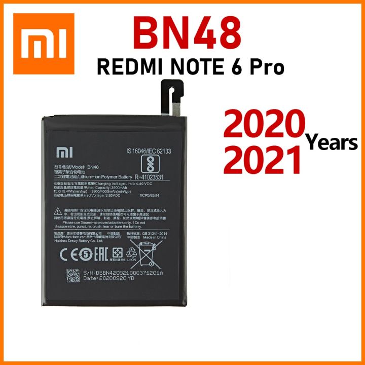 XIAOMI Mi Battery BN48 For Redmi Note 6 Pro (4000mAh) battery