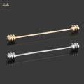 Mens Bar Pin /Gold Shirts Tie Hat Pins Cravat Jewelry - 12 Golden Ball. 