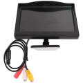 JINMY 6pcs 5 Inch 800X480 TFT LCD HD Screen Monitor with Dual Mounting Bracket for Car Backup Camera/Rear View/DVD. 