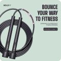 Boldfit Polyvinyl Chloride Skipping Jumping Rope FROM INDIA (SAM). 