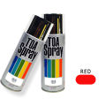Toa spay paint red. 