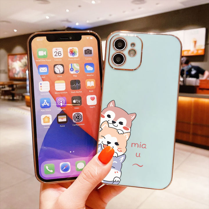 AnDyH%20Casing%20Case%20For%20Huawei%20Y6P%202020%20Case%20Fashion%20Cute%20Cartoon%20Dogs%20Luxury%20Chrome%20Plated%20Soft%20TPU%20Square%20Phone%20Case%20Full%20Cover%20Camera%20Protection%20Anti%20Gores%20Rubber%20Cases%20For%20Girls%20-%20Image%207
