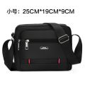 Leisure ] Shoulder Bag Six Large Capacity Zipper Waterproof Oxford Cloth Bag Wear-Resistant Men [ Men's Messenger Bag. 