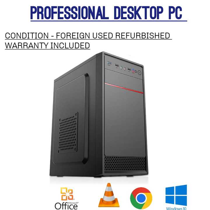 Core i3 2nd Gen pc_4GB_SATA 500GB Hardisk with Power Cable_Computer
