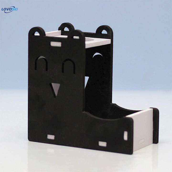 Hamster Water Bottle Holder Food Bowls Household for Ferret Kitten Rabbit Black