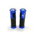 1 Pair MONSTER Motorcycle Handle Grip , High Quality Universal Handle Grip / Handle Bar BLUE COLOR. 