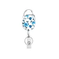 for Students Teachers Doctors ID Card Clip Keychain Holder Name Tag Holder Keyring Clip Key Ring Clip Retractable Badge Key Chain Badge. 