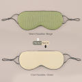Double-Sided Silk Sleep Eye Mask Portable Travel Eyepatch Warm And Cold Nap Rest Blindfold Eye Cover Sleeping Mask Night Eyeshade 1Pcs. 