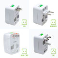All-in-One International Travel Power Adapter Compact Durable Electricity Adapter with Built-in Surge Protection Shutter Safety and Power Light Indicator Travel Adapter Universal Adaptor Multi Socket Power Charger Electric Power Connector. 