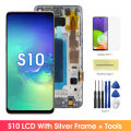 Screen for Samsung Galaxy S10 Plus S10+ G975 G975F Lcd Display Digital Touch Screen with Frame for Samsung Galaxy S10 Assembly. 