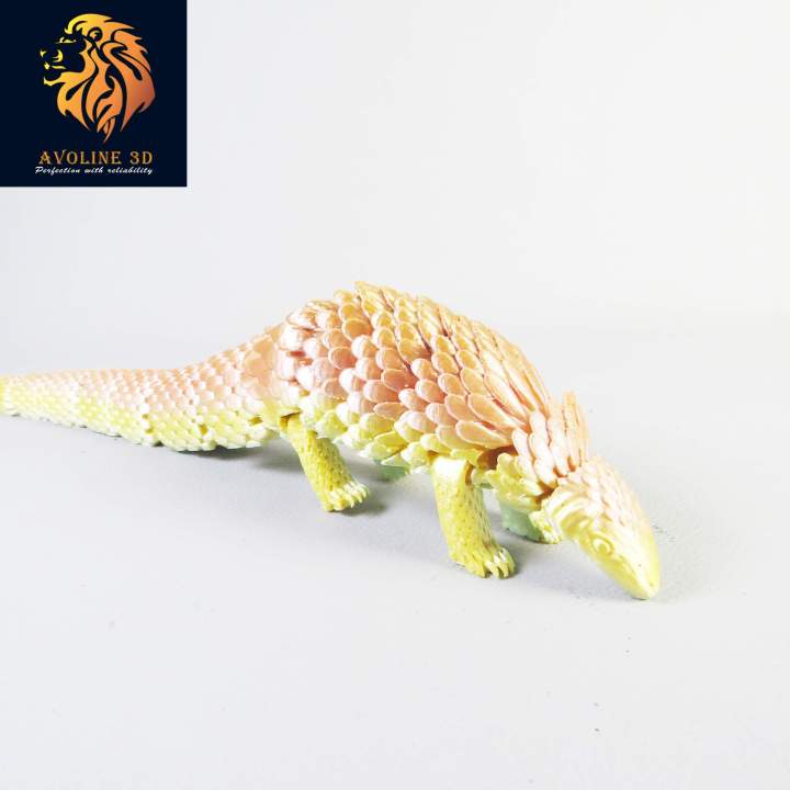3D Printed Flexi Pangolin - Various Colors & Sizes - PLA