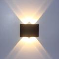Wall light 2W/ 4W / 6W / 8W outdoor Indoor LED Wall Lamp Cool white and Warm White. 