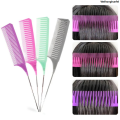 WeihonghunfeiLuxury 3pcs Hairbrush Hair Styling Combs Tailed Comb Set Coloring Dyeing Comb Salon Tool Sectioning Highlighting Weaving Cutting Comb. 