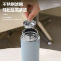 Stainless Steel Insulated Mini Pocket Cup Ins Style Smart Display Men Women Children Student Water Bottle Gift. 
