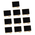 10PCS Mini Chalkboard Signs With Easel Wedding, Birthday Parties, Message Board Signs And Event Decor Wooden Place Cards. 