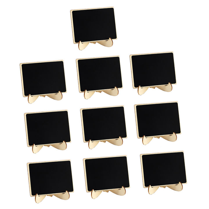 10PCS Mini Chalkboard Signs With Easel Wedding, Birthday Parties, Message Board Signs And Event Decor Wooden Place Cards