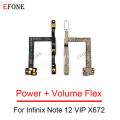 Volume on/off key 3 X67697 X66X693 XP Pro 023 VI0 11 1Note 1finix for In2 5G 2695 X6 X672 Power on and off button flexible cable. 