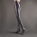 Leggings Dance Transparent Ultra-Thin Glossy Women's Yoga Stirrup Leggings Smooth Tights Stretch Shiny Sports. 
