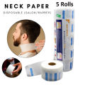 Barber Paper Neck Strips Disposable Flexible Soft Neck Paper Band Strips Hair Cutting Accessories for Hairdressing Salon Beauty Salon 1pcs/5pcs. 