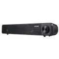 ELEGIANT Mini Wired Soundbar Stereo USB Powered Computer Speakers LED Light Volume Control With Mic for TV PC Tablets Desktop Projector. 