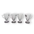 LIRMARTUR Glass Irish Coffee Mug 120ml 6Pcs Set P-179 Coffee Mugs for Drinking Durable Glassware Mugs Tea Mug. 