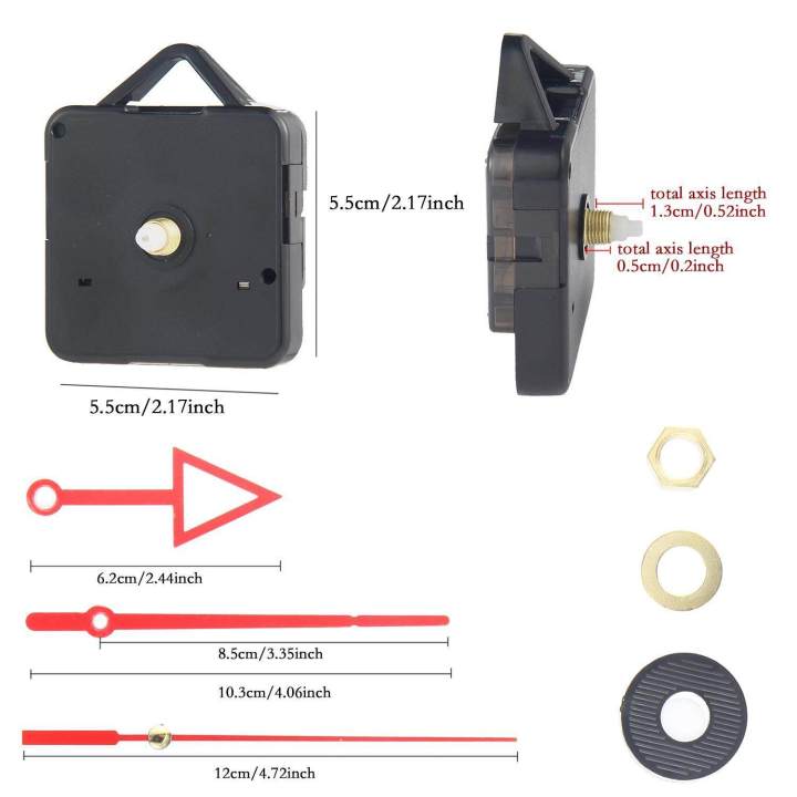 Quartz%20Clock%20MovementSilent%20Movement%20For%20Clock%20Repair%20Replacement%20DIY%20Repair%20Parts%2013mm%20Shaft5mm%20Thread/20mm%20Shaft13mm%20Thread%20-%20Image%202
