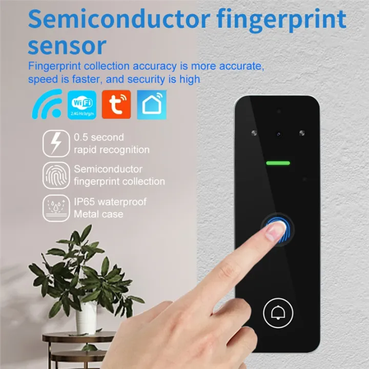 Video Intercom Access Control Keypad Visual Doorbell Tuya Smart RFID ...