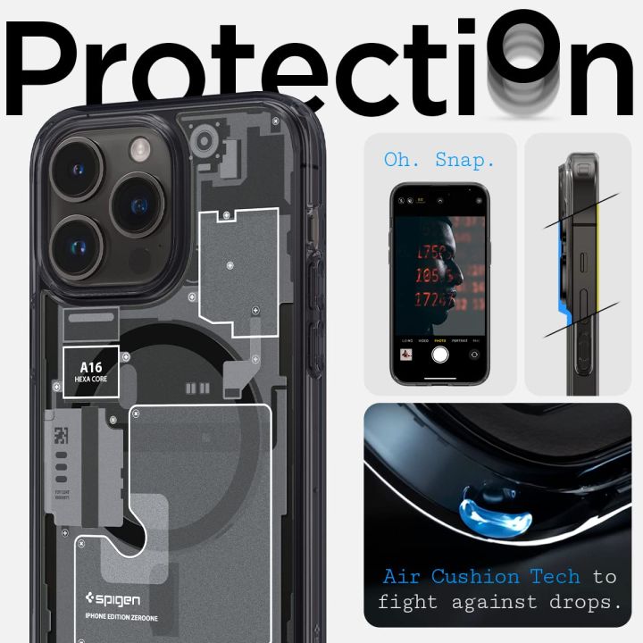 Spigen%20Ultra%20Hybrid%20Zero%20One%20Case%20For%20iPhone%2014%20Pro/%2014%20Pro%20Max%20-%20Magsafe%20Premium%20Back%20Cover%20-%20Image%203